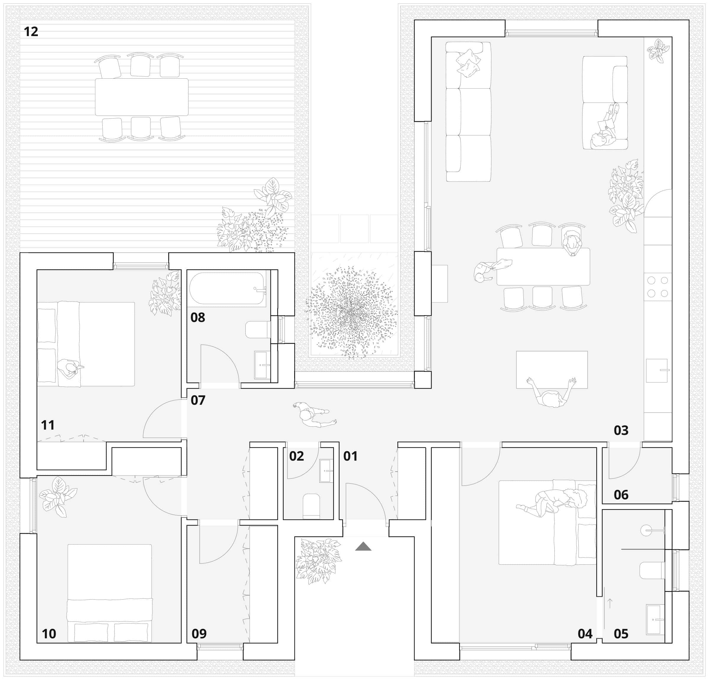 Prelement Home - AURA alaprajz