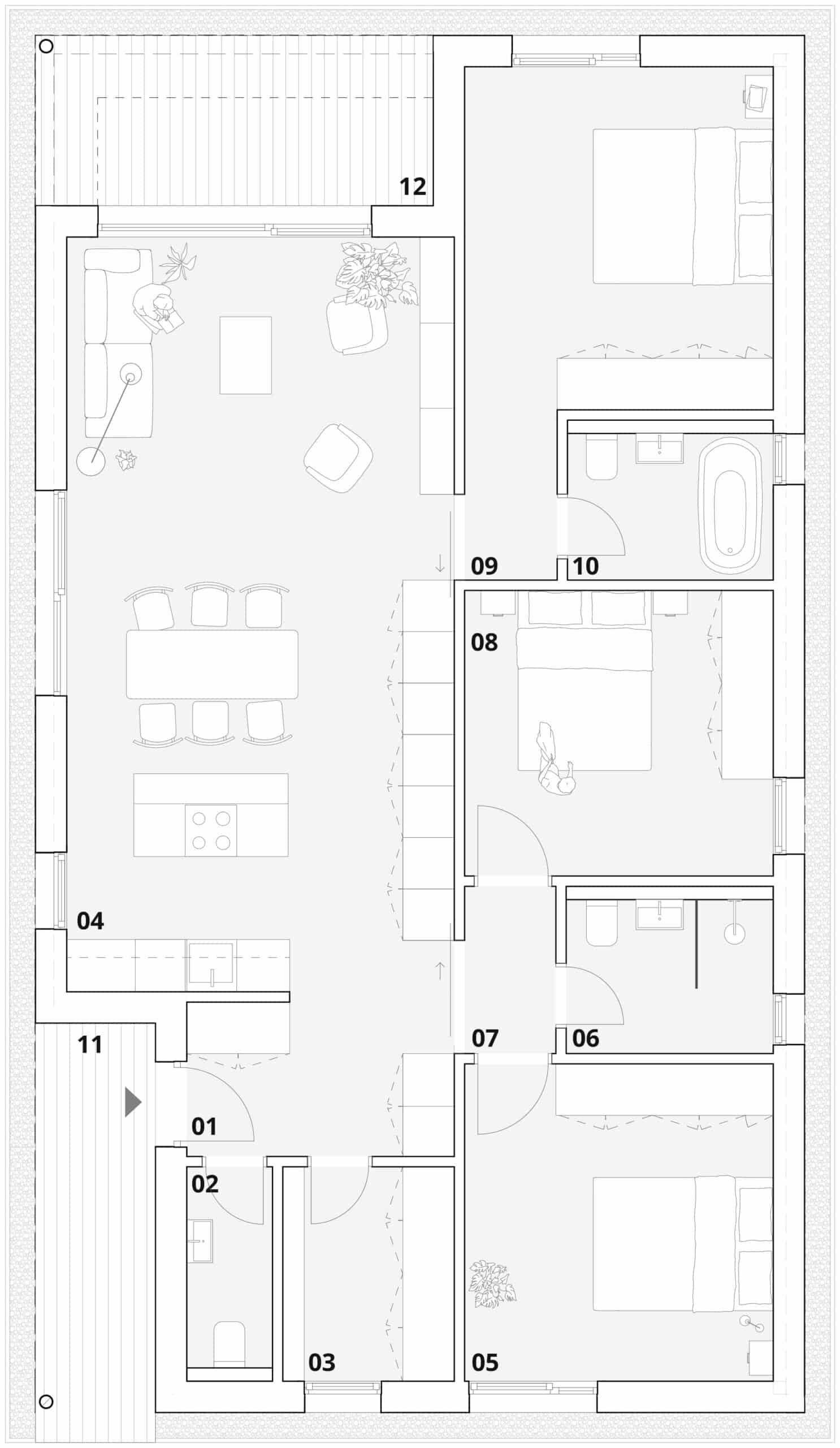 Prelement Home - TERRA alaprajz