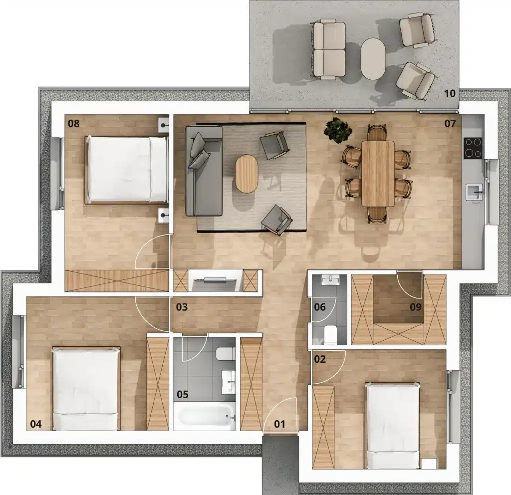 Prelement Home LUNA tipushaz alaprajz 2026 03 27